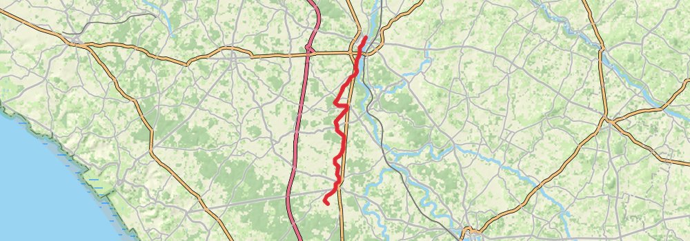GR 655 Via Turonensis stage 55 Map