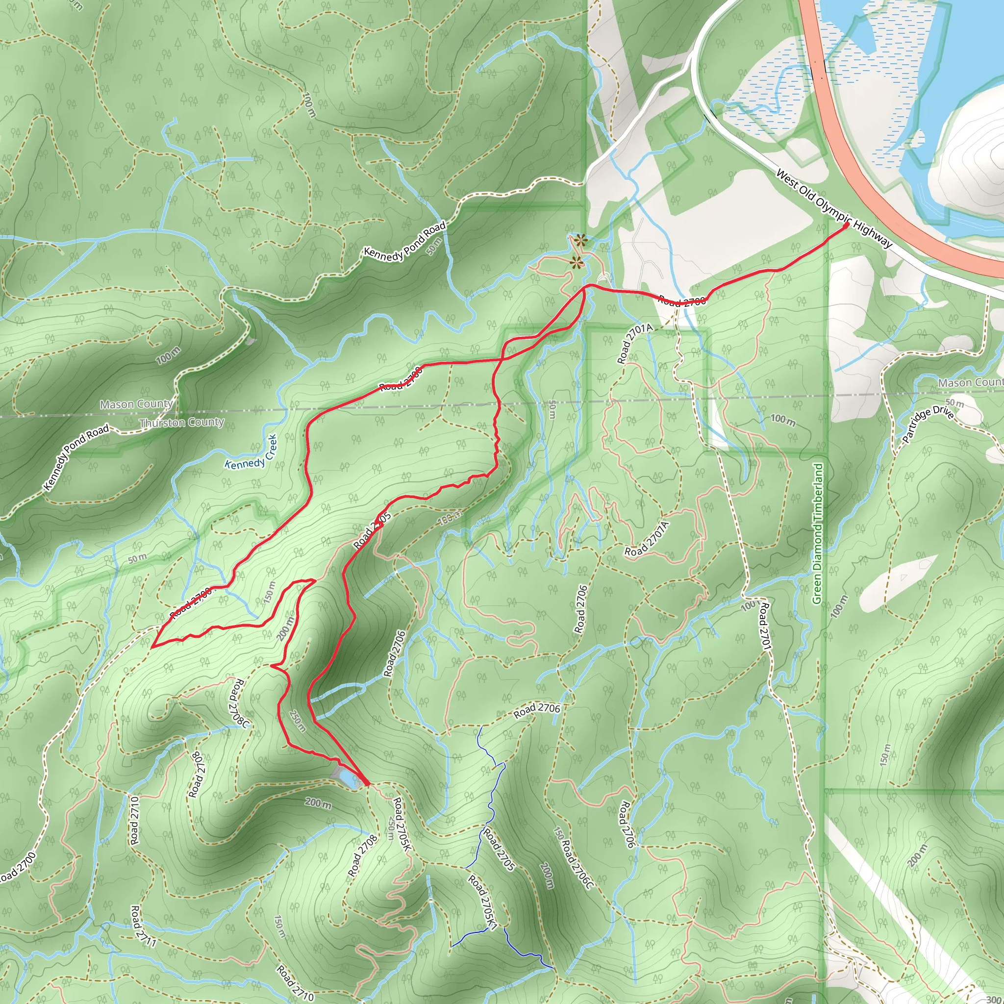 Bayview and Wedgie Loop mobile static map
