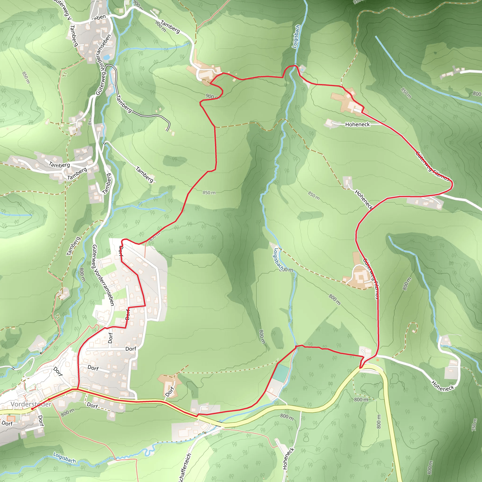 Saukogelrunde Loop mobile static map