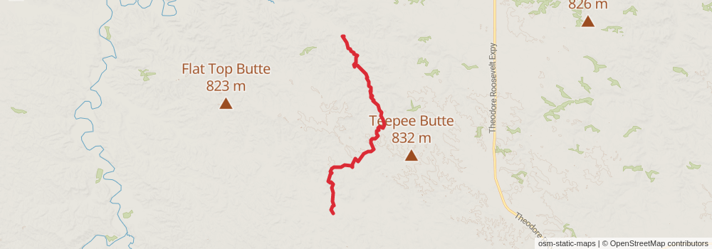 American Perimeter Trail - North Country Primary stage 261 Map