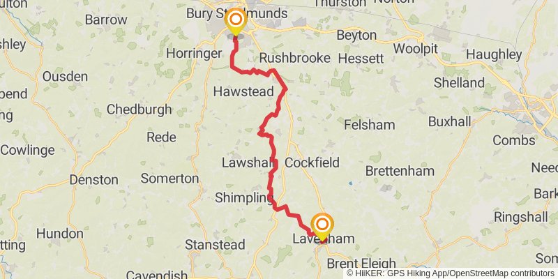 St Edmund Way stage 4 Map