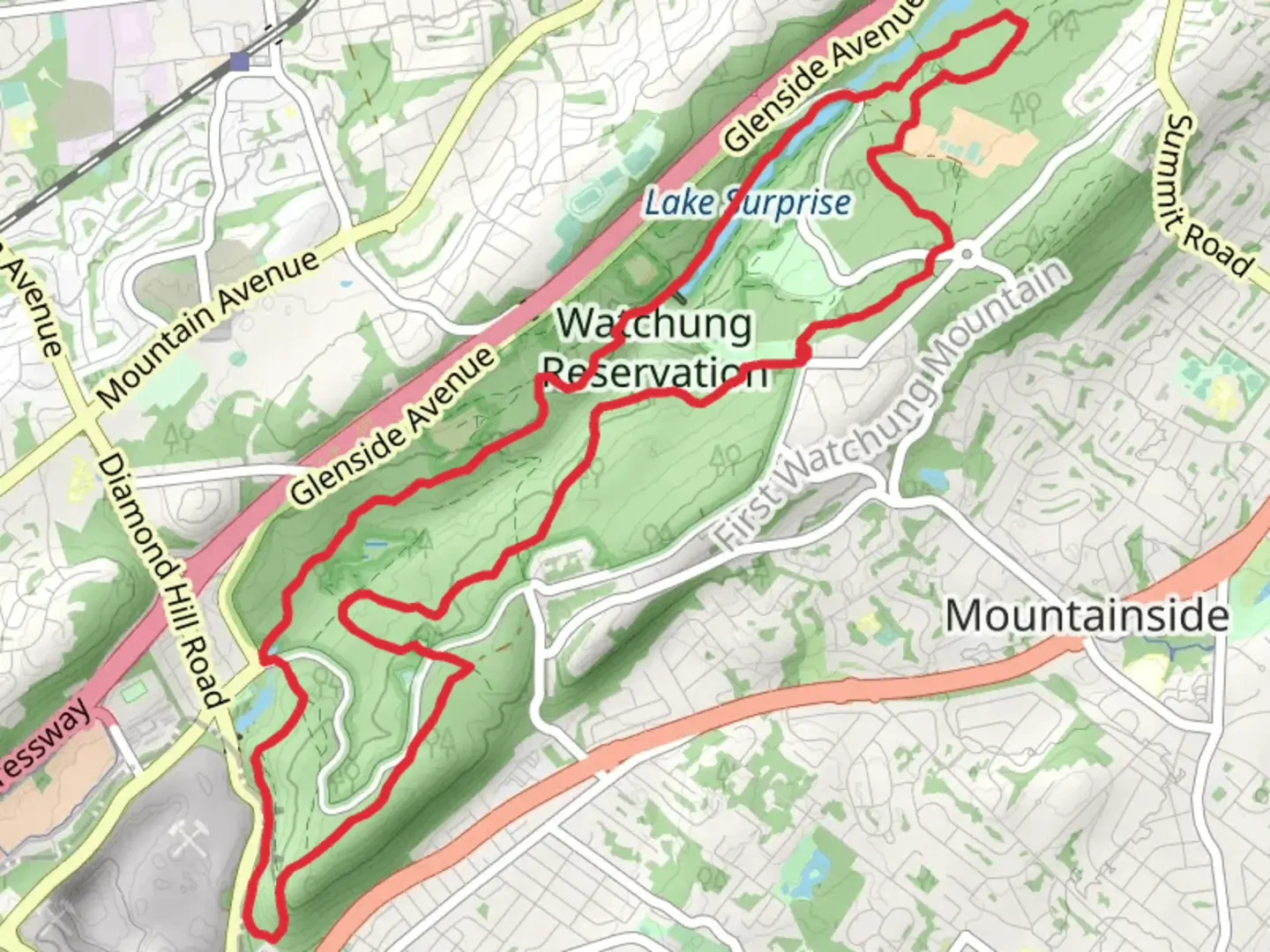 An image depicting the trail White Long Loop Trail and its surrounding area.