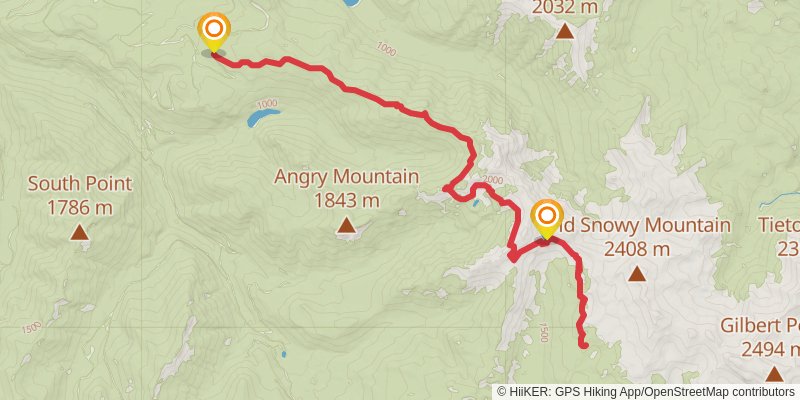 Lilly Basin Trail stage 3 Map