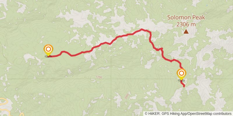 French Cove via Soldier Ridge Trail stage 2 Map