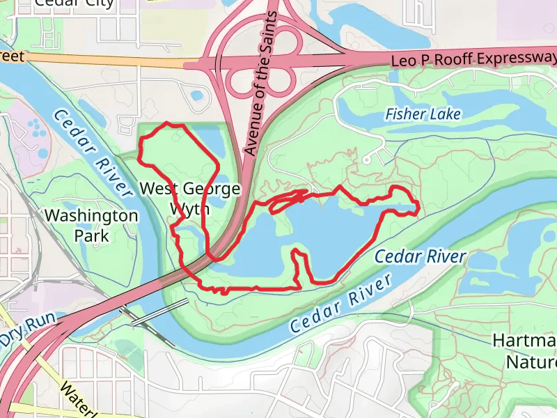 West George Wyth and Alice Wyth Lake Loop