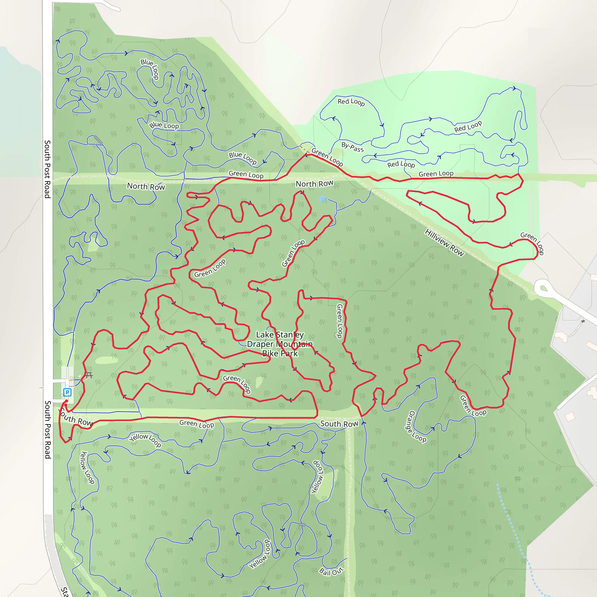 Green Loop mobile static map