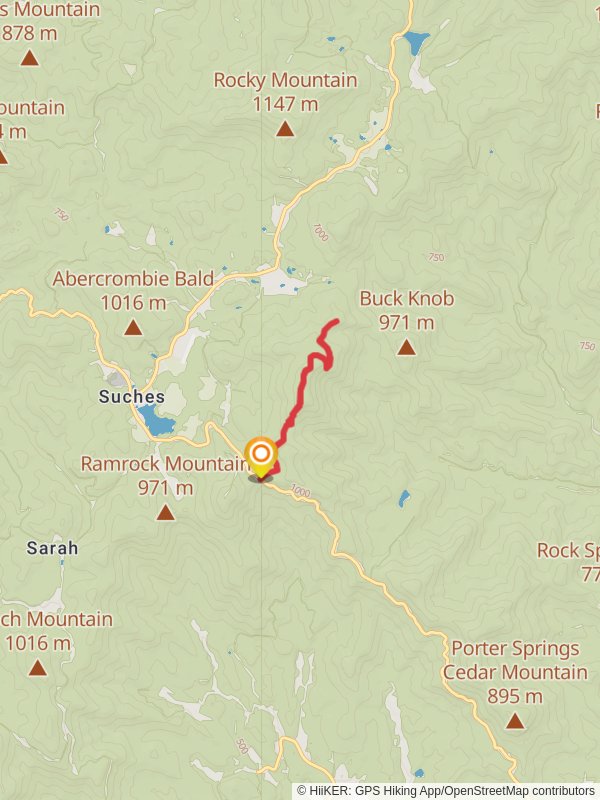 Granny Top and Big Cedar Mountain via Appalachian Trail