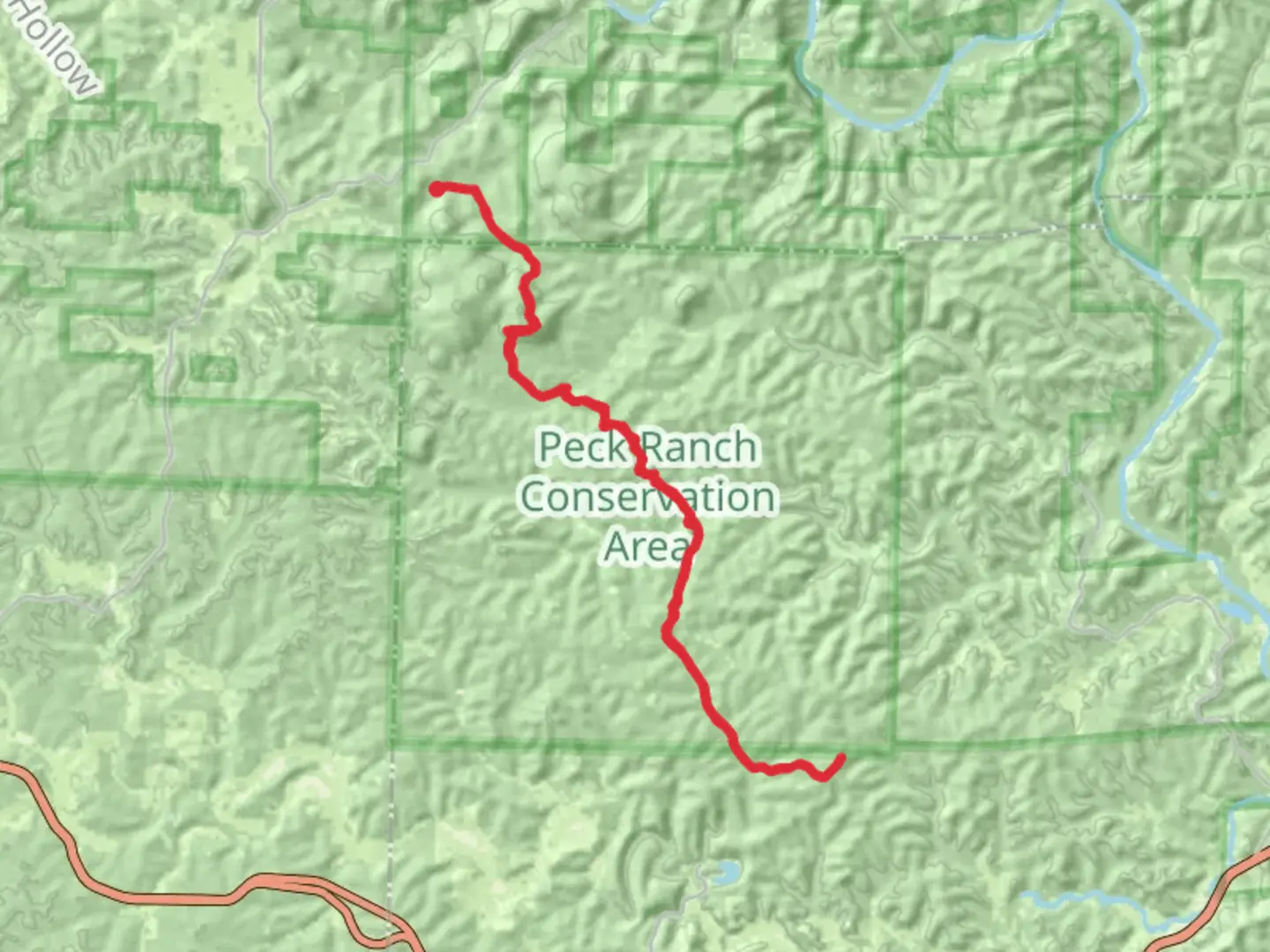 An image depicting the trail Ozark Trail - Current River Section and its surrounding area.