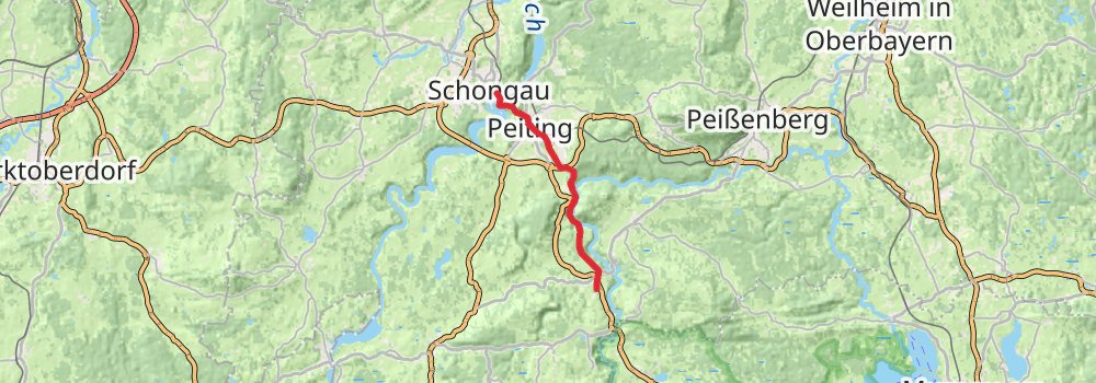 Romantische Straße stage 23 Map