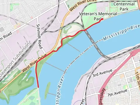 Riverfront Trail from Veteran's Memorial Park