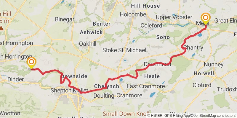 Coast to Coast - Southern England stage 4 Map