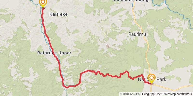 Whanganui Journey stage 7 Map