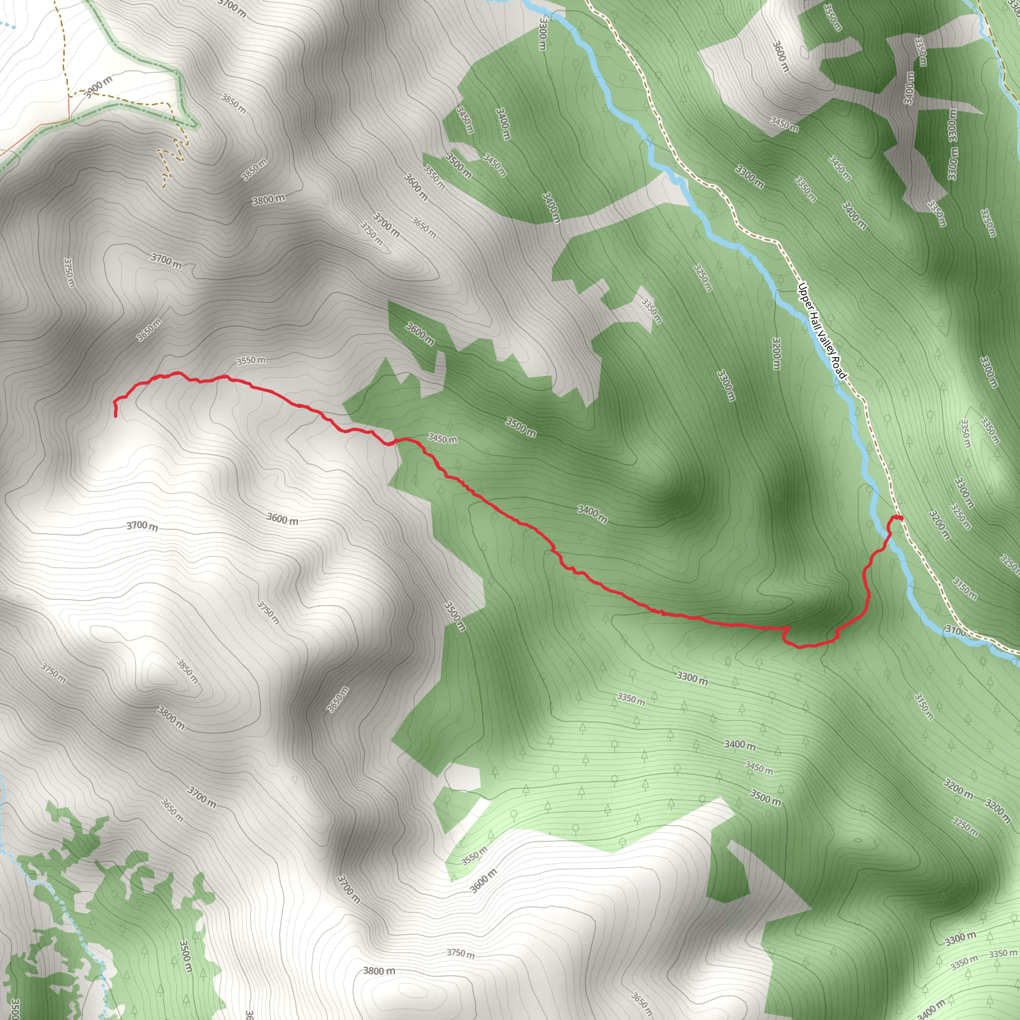 Gibson Lake Trail mobile static map