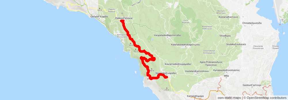 Stavros - Pelekas stage 2 Map