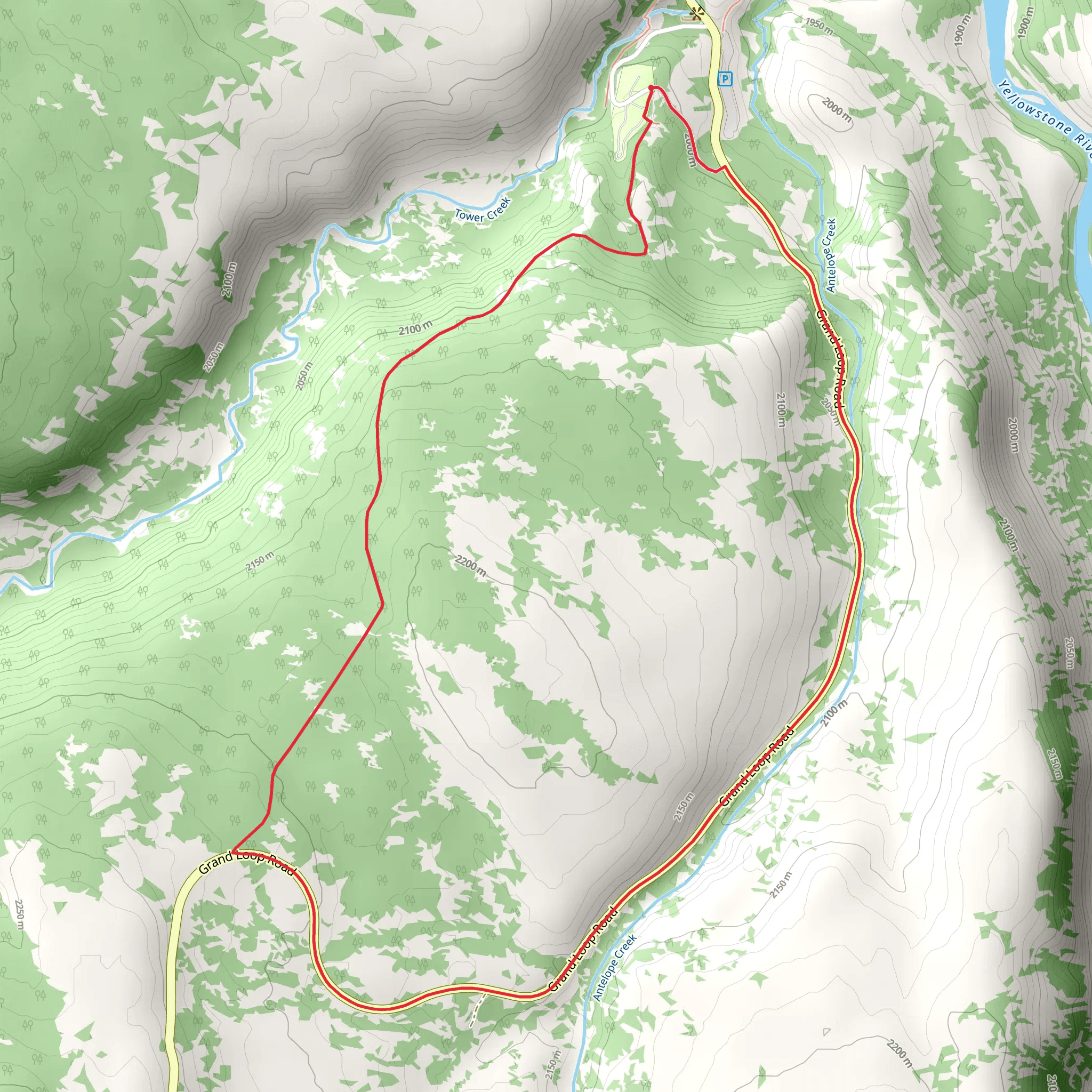 Chittenden Loop Trail mobile static map