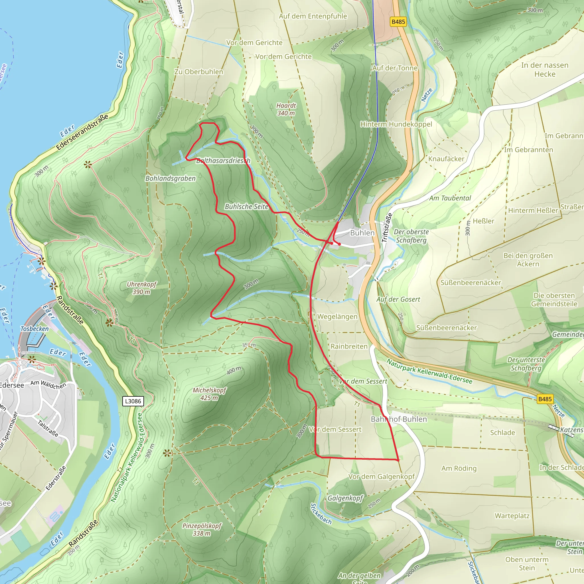 Buhlen Loop mobile static map