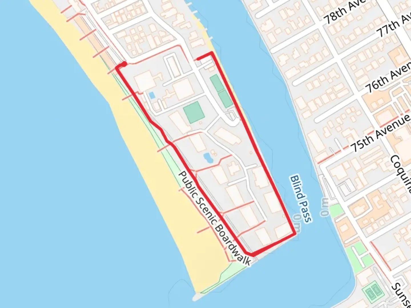 An image depicting the trail Public Scenic Boardwalk and its surrounding area.
