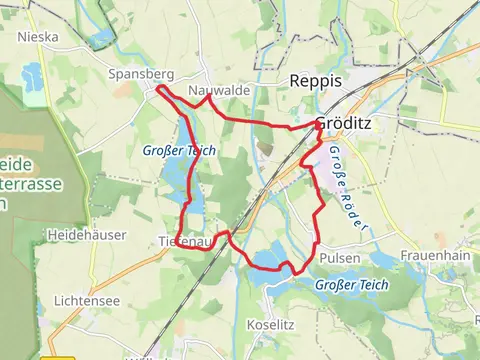Grober Teich and Hoschteich Loop from Groditz