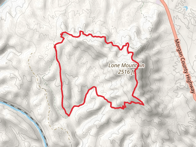 Loop around Lone Mountain