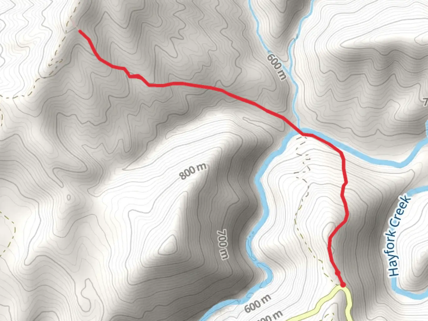 An image depicting the trail Pattison Peak Cutoff Trail and its surrounding area.
