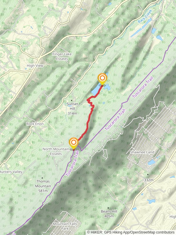 Cove Lake to Sundown Road