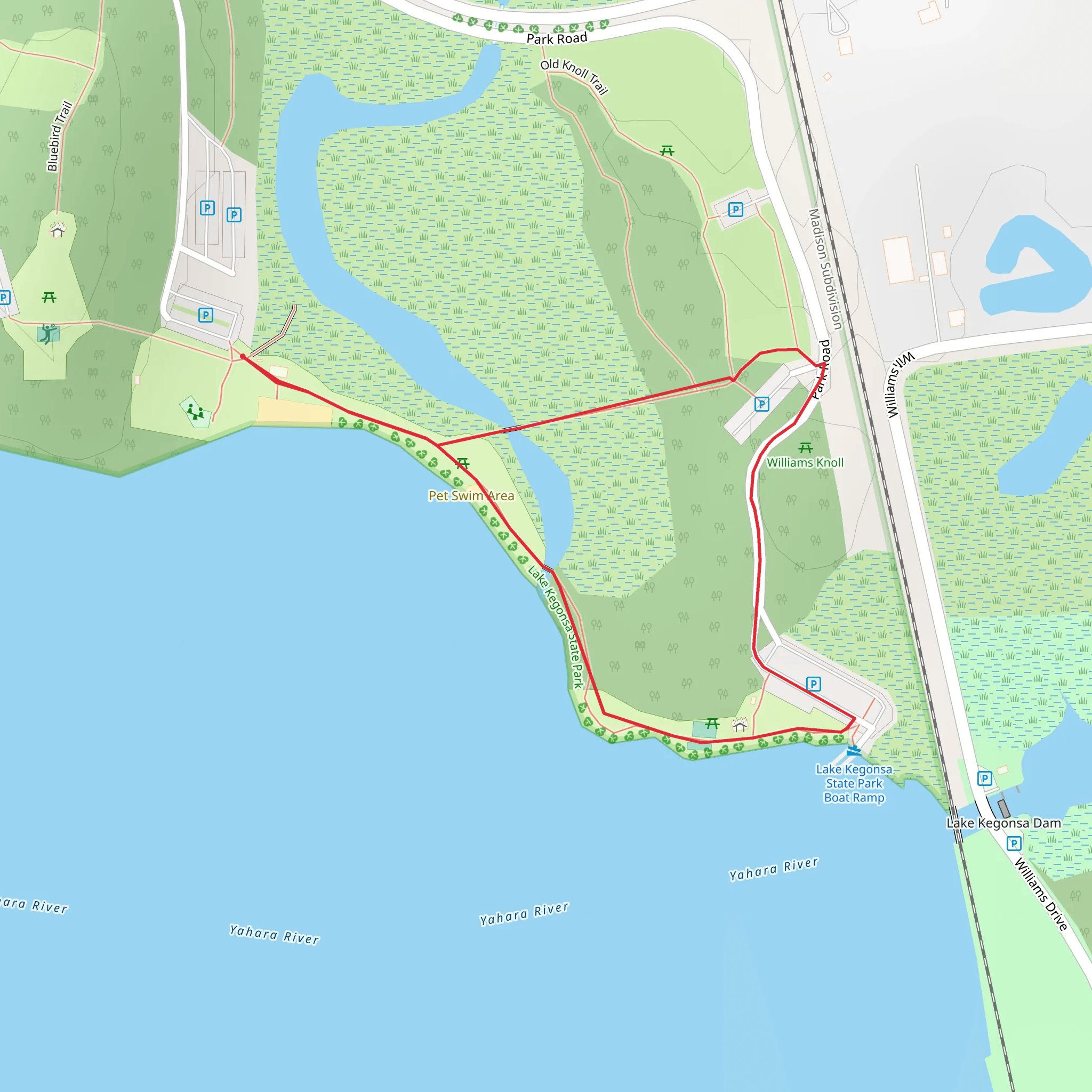 Park Road Loop mobile static map