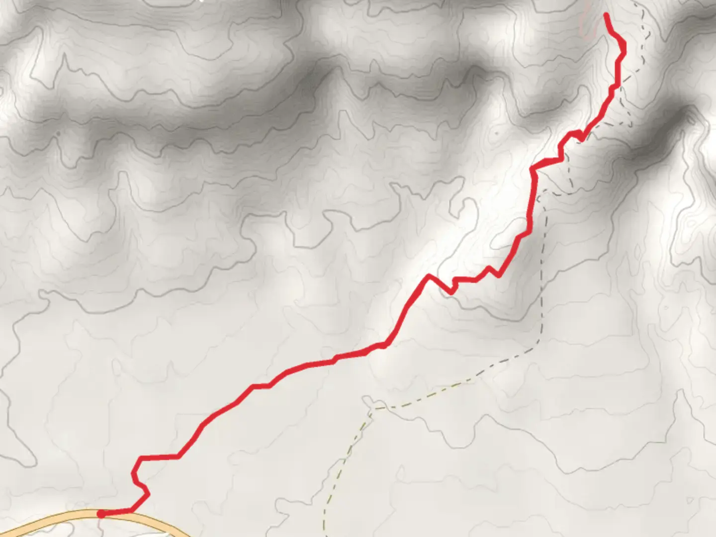 An image depicting the trail Continental Divide Trail from County Road 424 and its surrounding area.