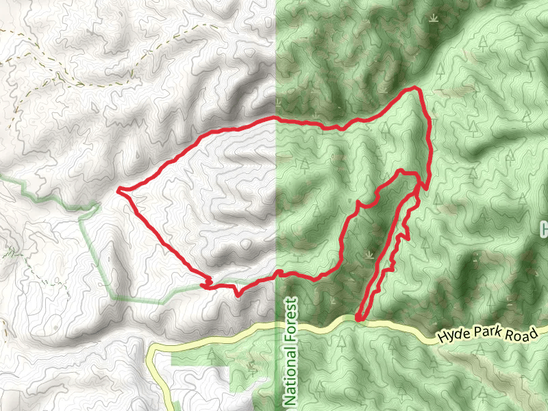Saddleback Trail and Winsor Trail Loop