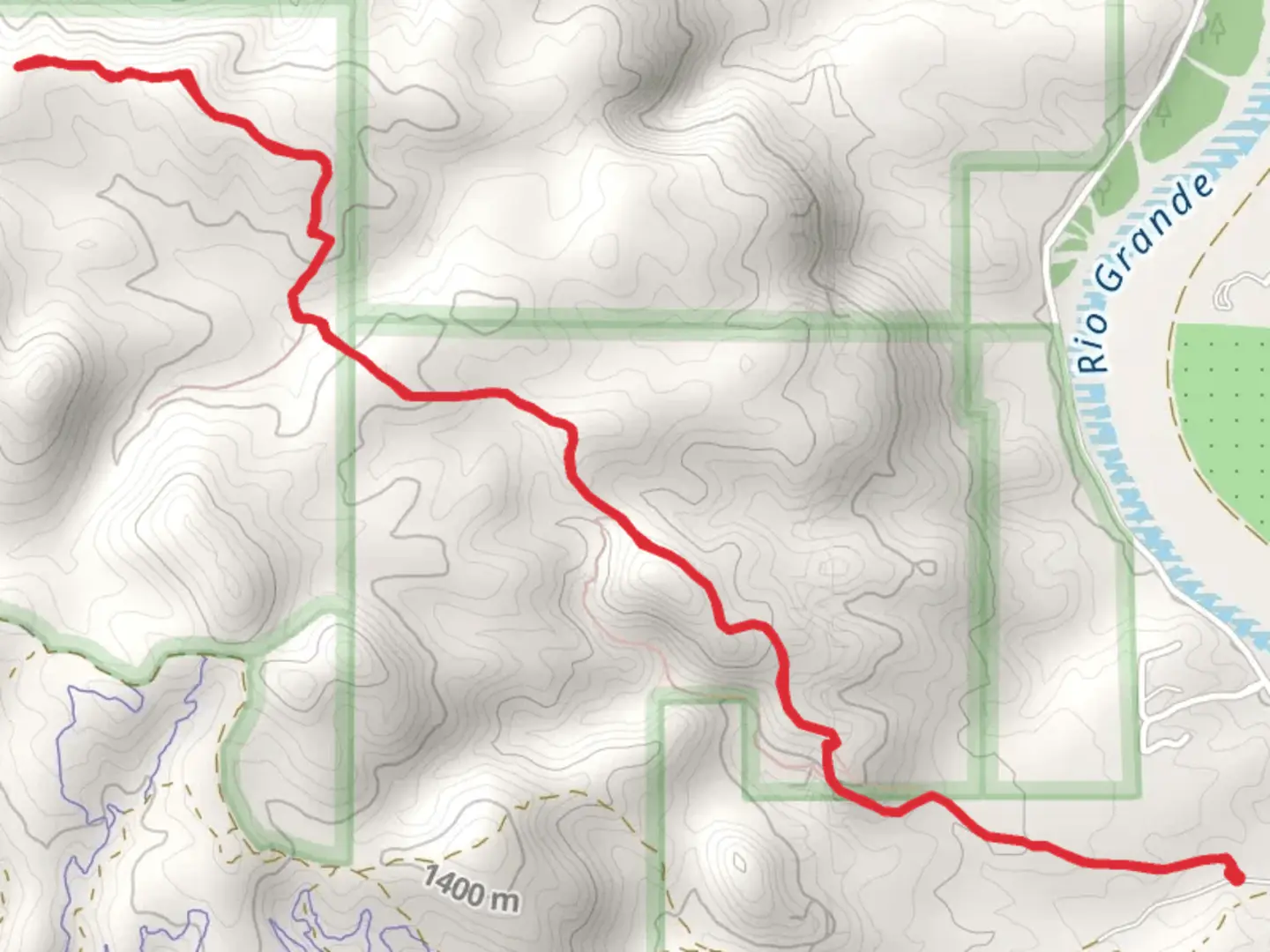 An image depicting the trail Ridge Line Trail and its surrounding area.