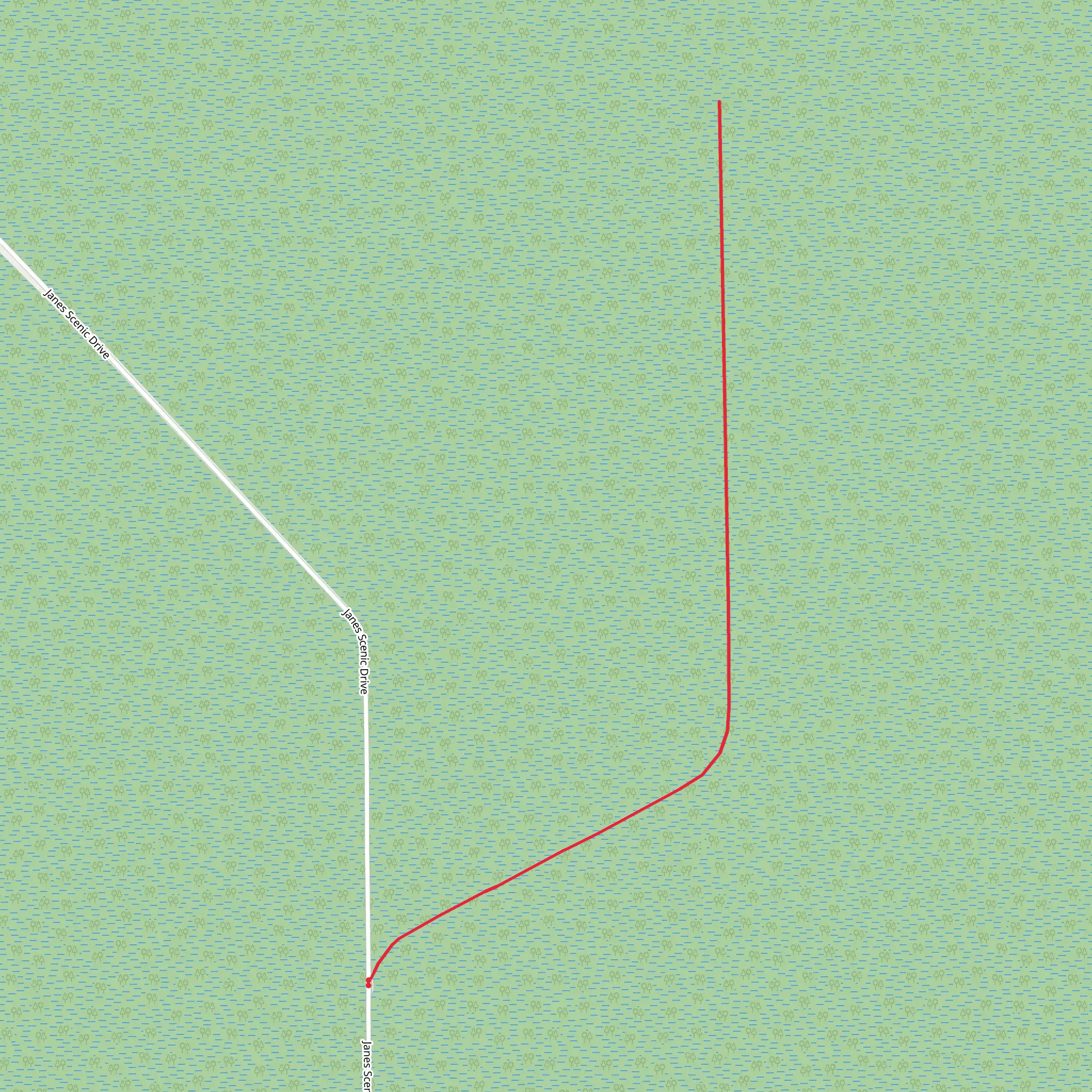 Janes Scenic Drive mobile static map