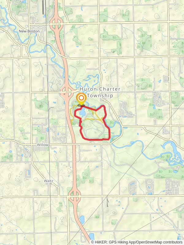 Washago Pond and Willow Metropark Loop