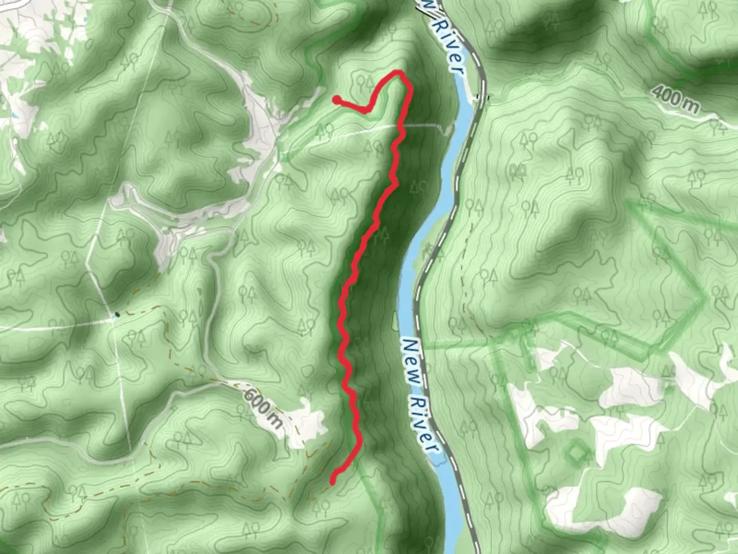An image depicting the trail Brooklyn Mine Trail and its surrounding area.