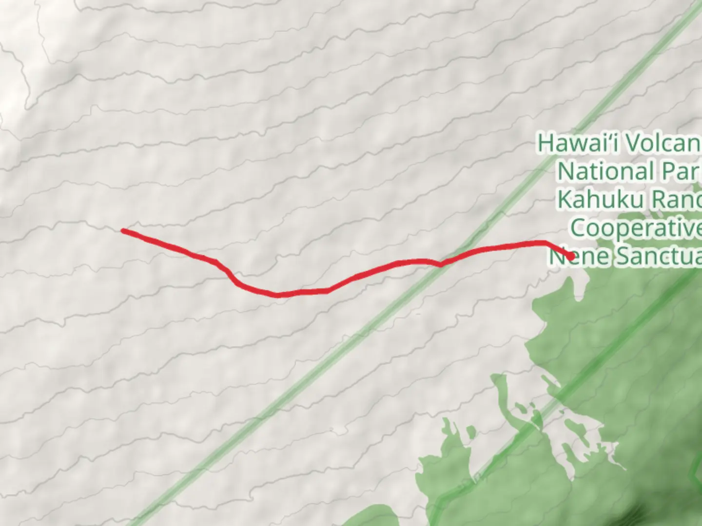 An image depicting the trail Old Hawaiian Trail and its surrounding area.