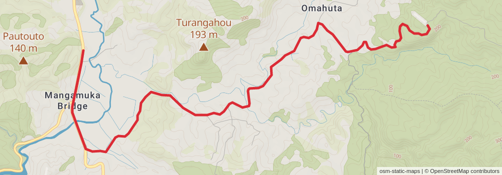 Te Araroa Trail stage 9 Map