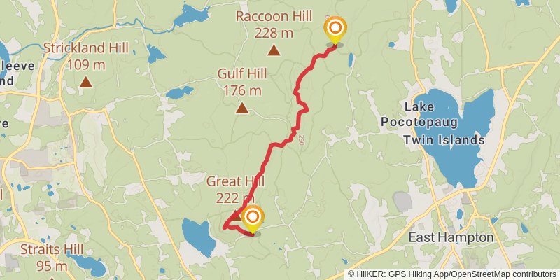 Shenipsit Trail stage 5 Map