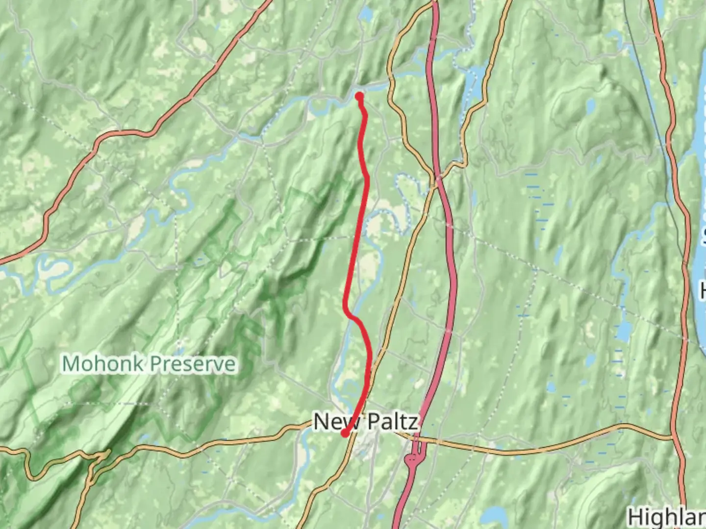 An image depicting the trail Wallkill Valley Rail Trail and its surrounding area.