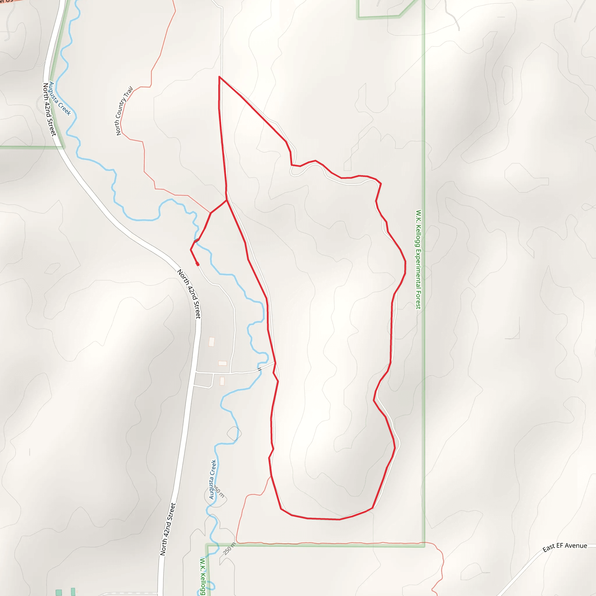 North 42nd Street Loop - East mobile static map