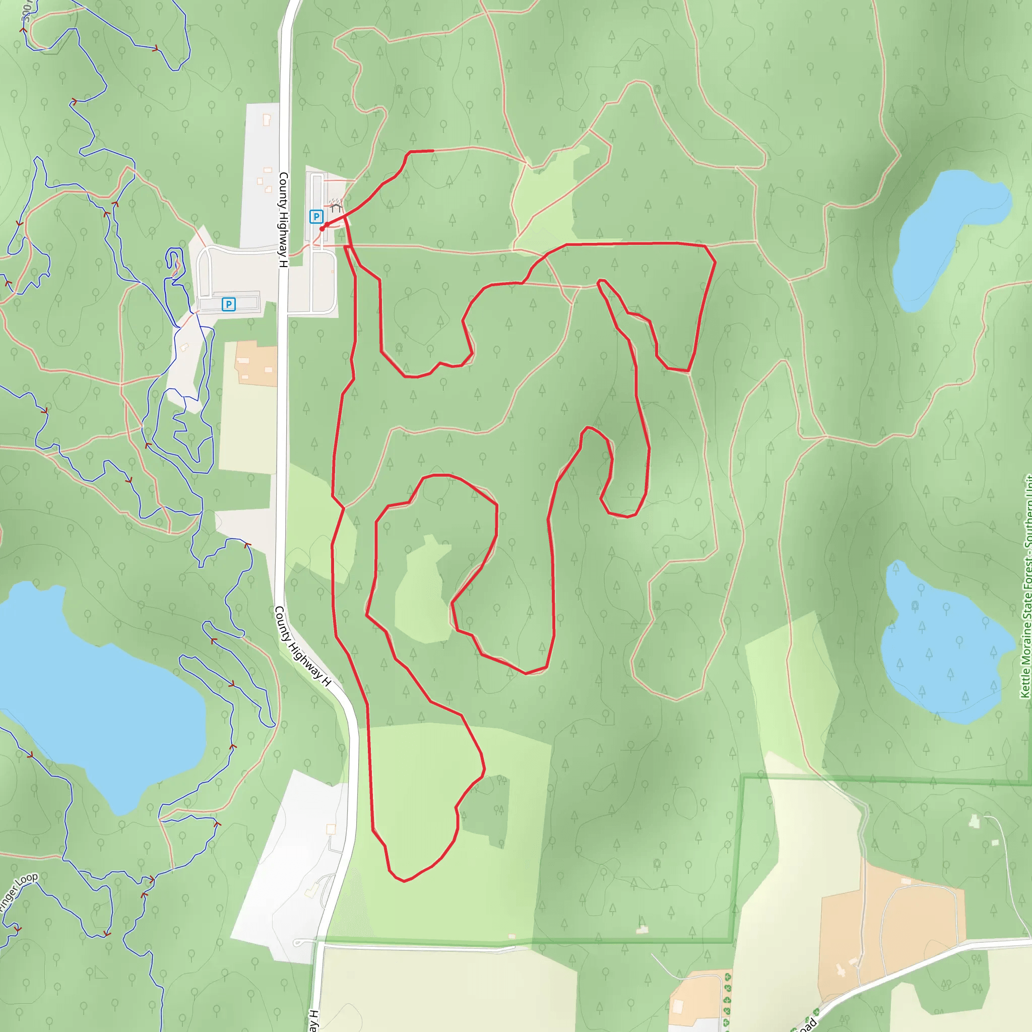 Blue Loop mobile static map