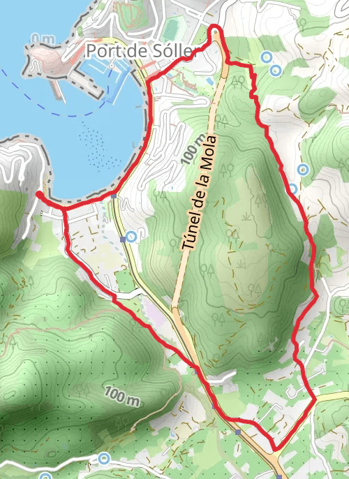 Can Tamany Loop mobile static map