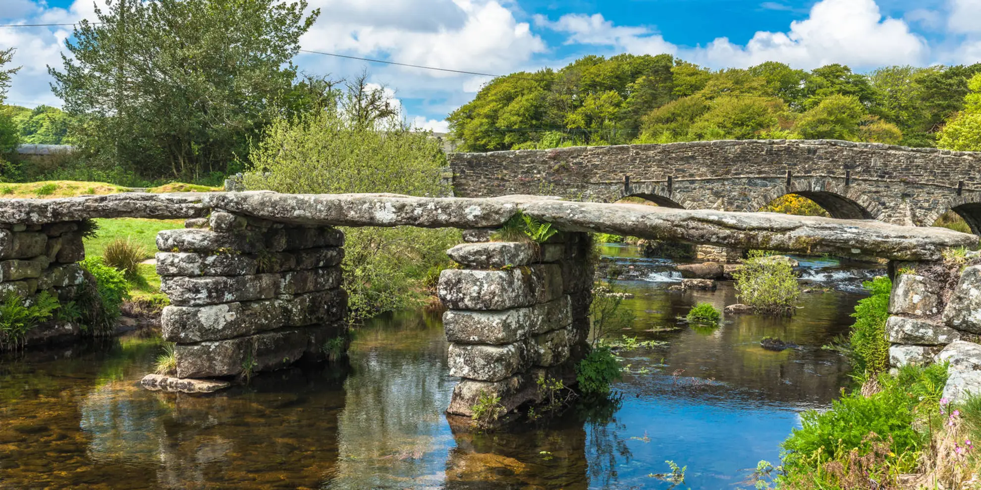 An image depicting the trail Postbridge and Challacombe Down from Bellever and its surrounding area.