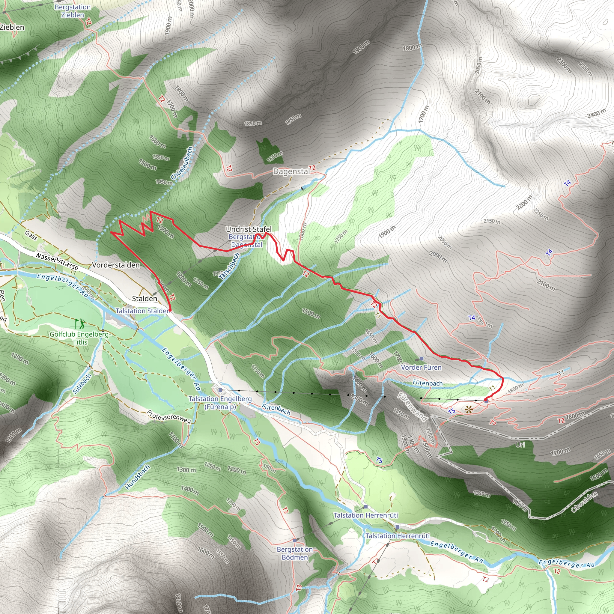 Fürenalp-Dagenstall-Wasserfall mobile static map