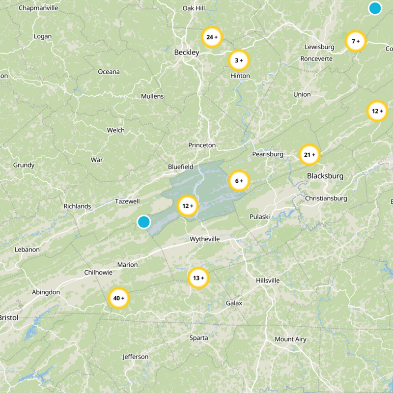 Bland County Static Map