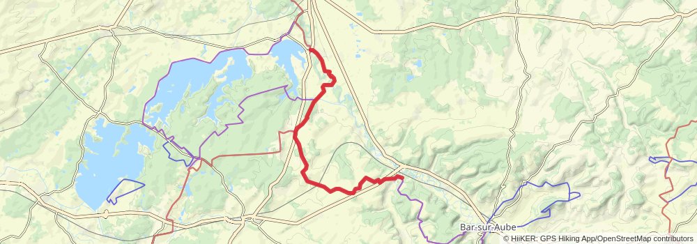 Via Francigena stage 35 Map
