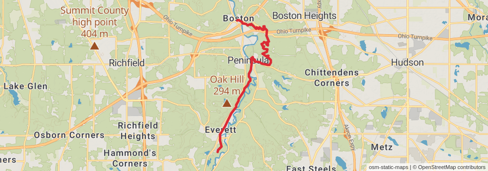American Perimeter Trail - North Country Primary stage 12 Map