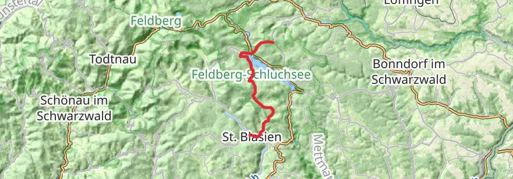 Schluchtensteig stage 4 Map