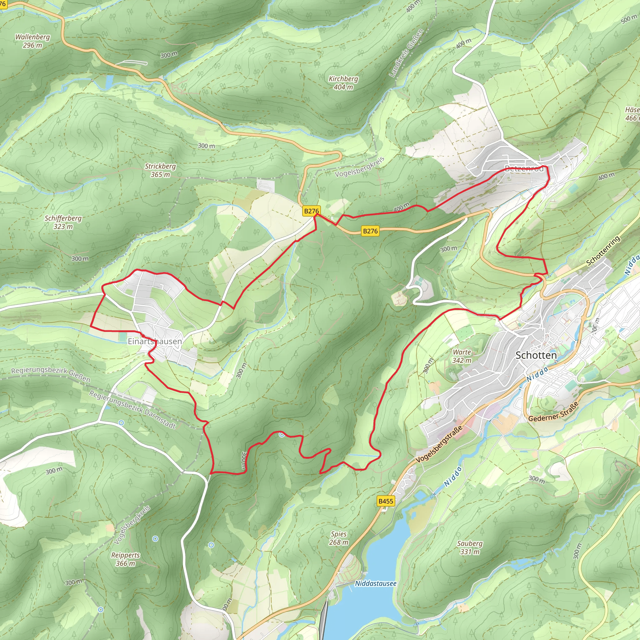Einartshausen Loop mobile static map