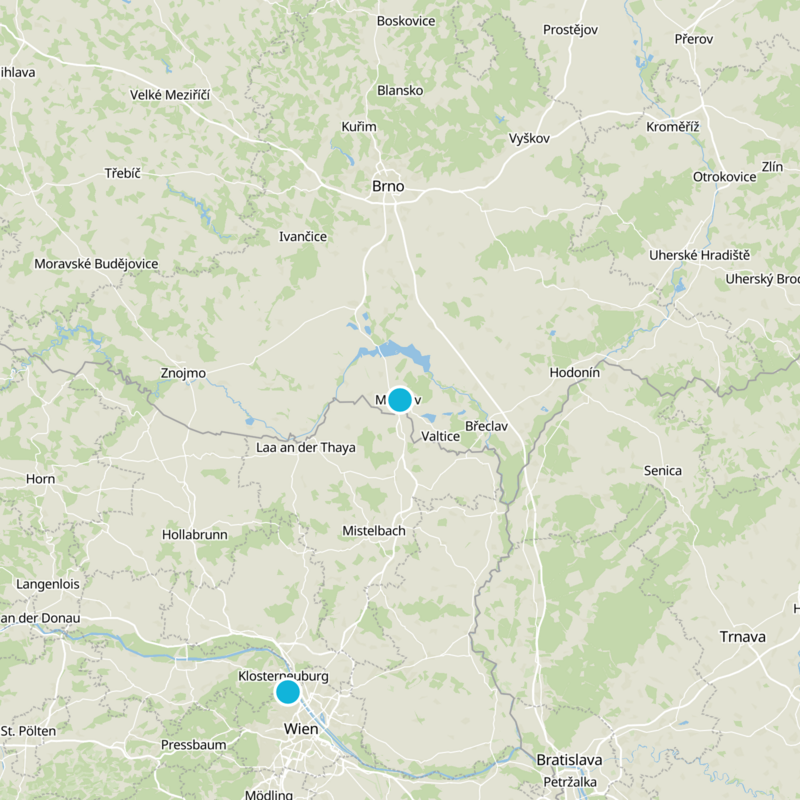 okres Břeclav Static Map