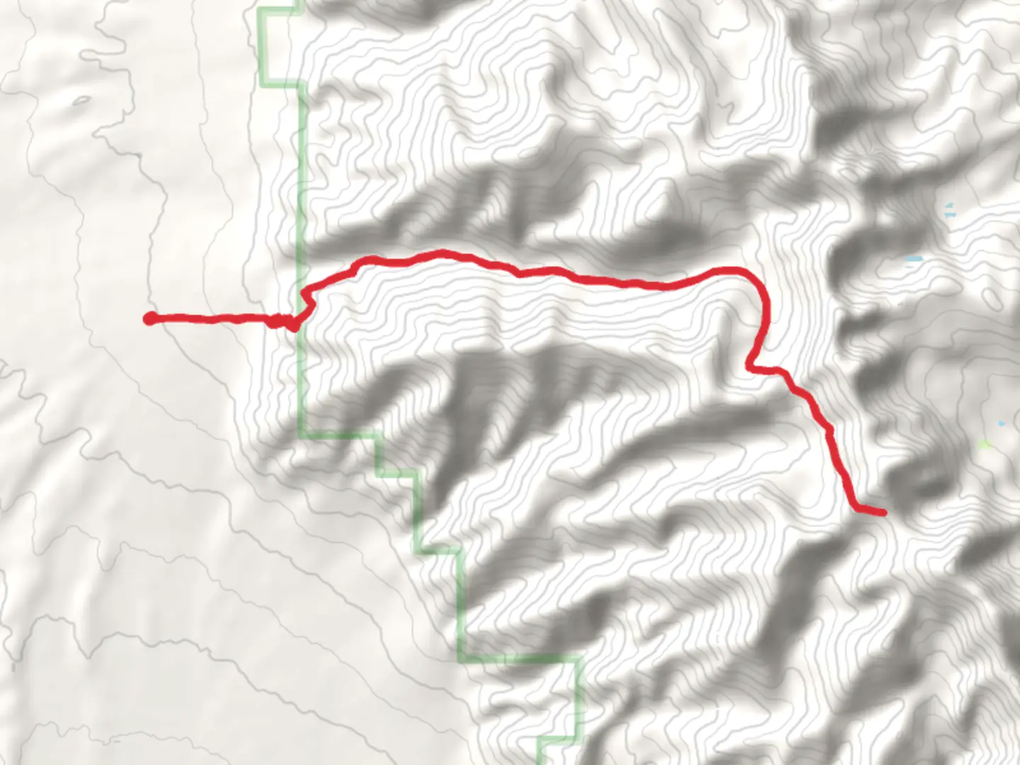 An image depicting the trail North Cottonwood and its surrounding area.