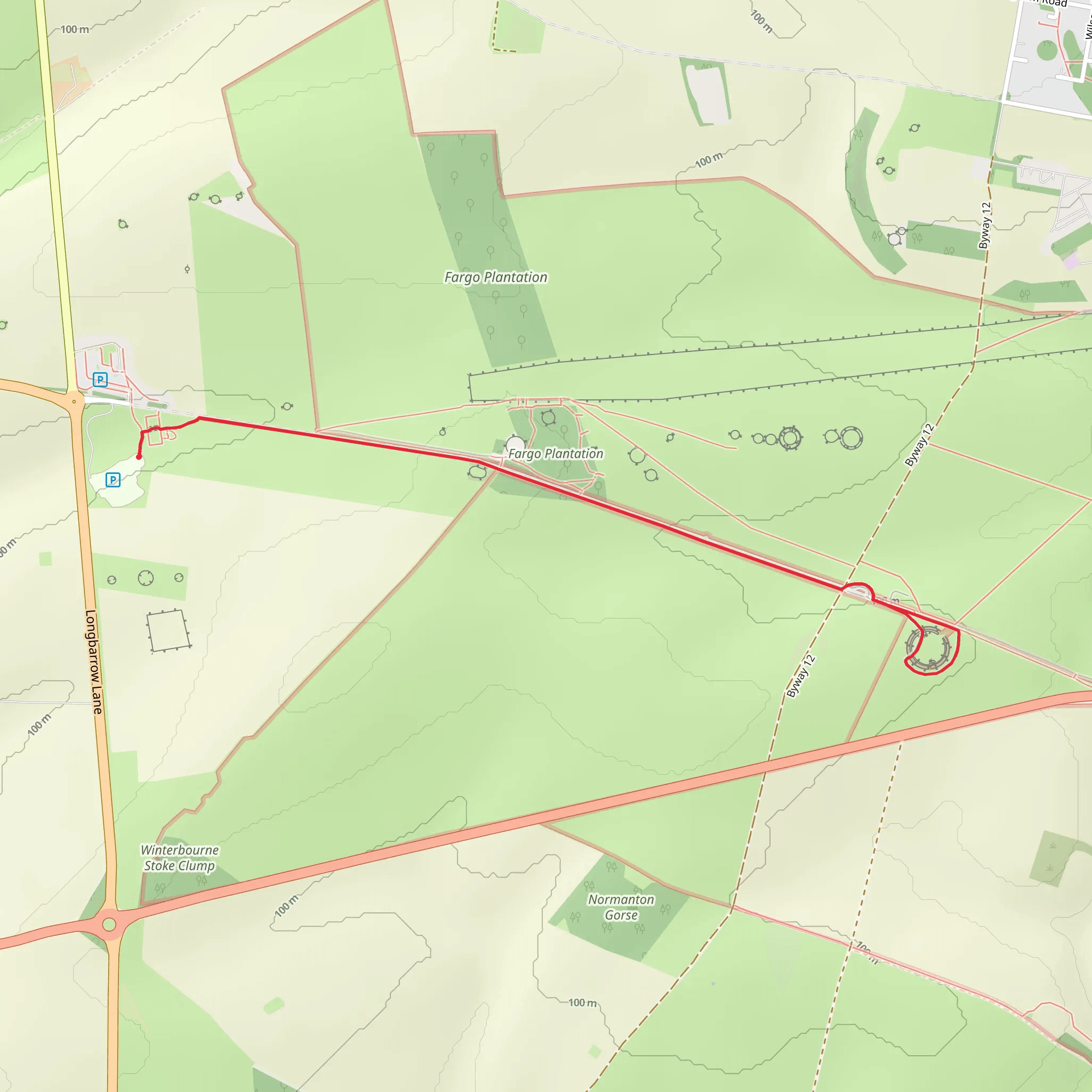 Fargo Plantation and Stonehenge mobile static map