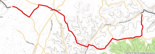 American Discovery Trail South Route stage 77 Map